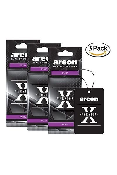 Areon 3 Pack Car Air Fragrance X-Version Party