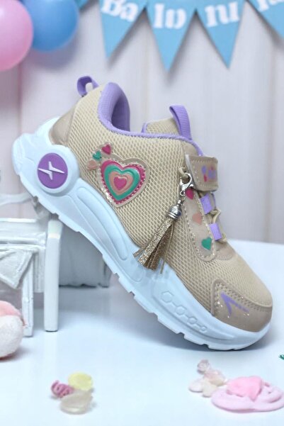 RİOX Riox 6801 Екрю Легкі зручні спортивні кросівки для дівчаток