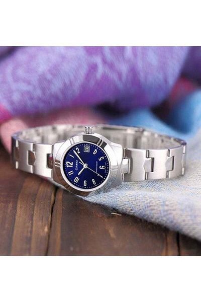 Casio Women's Water Resistant Analog Watch LTP-1241D-2A2DF - 33 mm - Silver