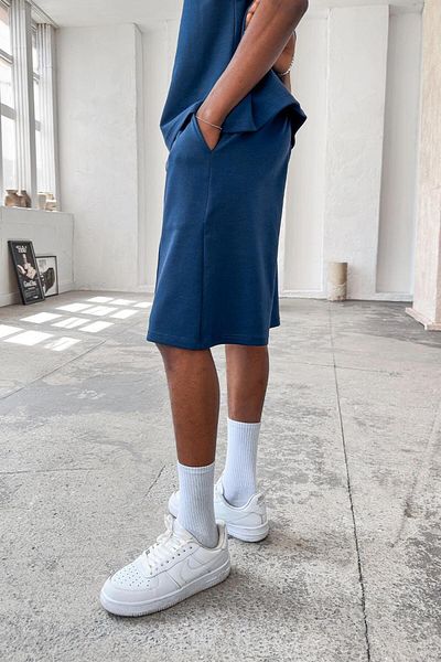 HAFKAGİYİM Σορτς Indigo Cozy Premium σε χρώμα