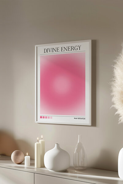 Basquiart Αφίσα της σειράς Aura με λευκό πλαίσιο, Αριθμός πίνακα: 136