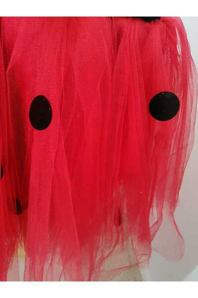 İZMİRKOSTUMES Kırmızı Uğur Böceği Tütü