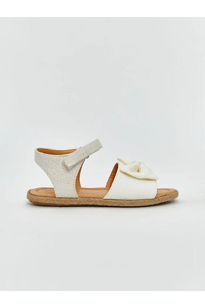 LC Waikiki LCW STEPS Μπεζ φιόγκο Λεπτομερή κοριτσίστικα σανδάλια