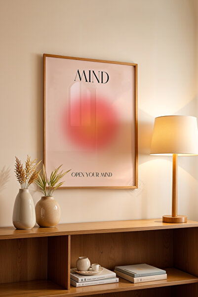 Basquiart Poster din seria Aura cu ramă din lemn, Nr. tablou: 162