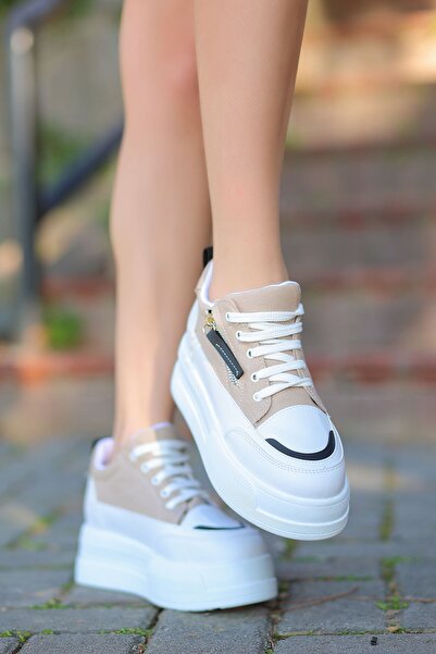 Madam Tarz Frm-115 Спорт с висока подметка от лен