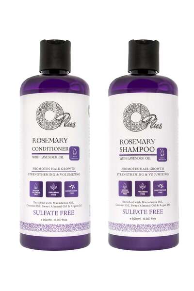 Oplus مجموعة شامبو وبلسم لنمو الشعر بخلاصة إكليل الجبل واللافندر (2 × 500 مل)
