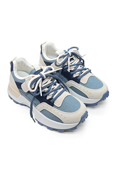 Tmall Pantofi sport pentru femei, D1307, din material textil, albaștri