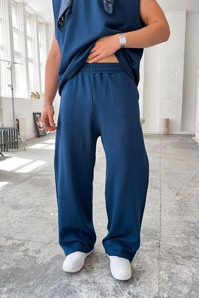 HAFKAGİYİM Φούτερ Indigo Cozy Premium Basic Baggy