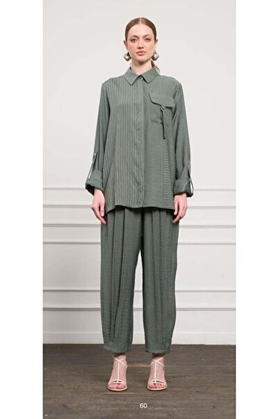 Nuss Κοστούμι με παντελόνι Χακί 1041