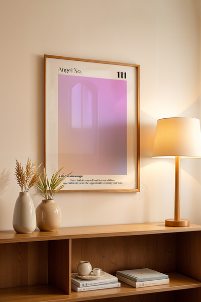 Basquiart Ξύλινη κορνίζα αφίσας της σειράς Aura, Αριθμός πίνακα: 67