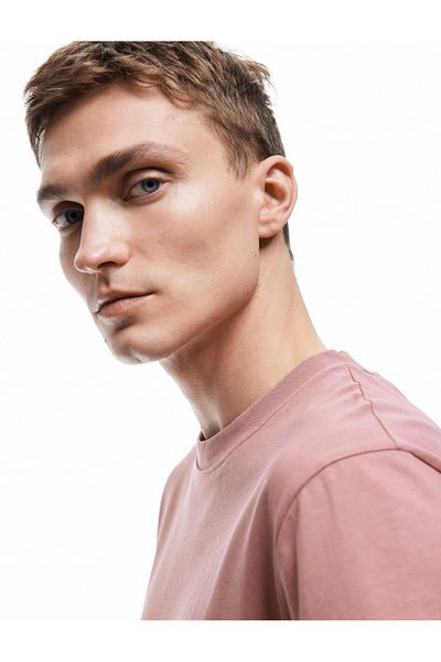 Koton Tricou cu mânecă scurtă din bumbac, cu decolteu rotund