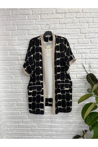 Butik Eylül ,Büyük Beden Kısa Kol İçlikli Kimono
