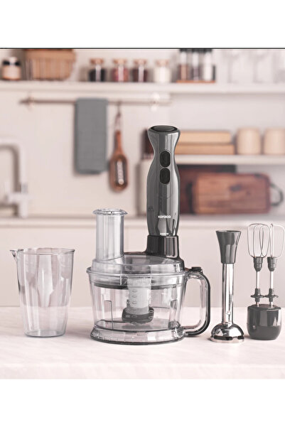 Karaca Turbo Fonksiyon-çift Taraflı Paslanmaz Çelik Bıçak 1,5 L 2000w Mutfak Robotu