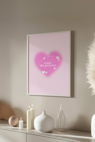 Basquiart Poster cu ramă albă din seria Aura, Nr. tablou: 174