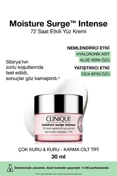 Clinique 72 Hour Intensive Moisturizing Face Cream with Enhanced New Gel Form...