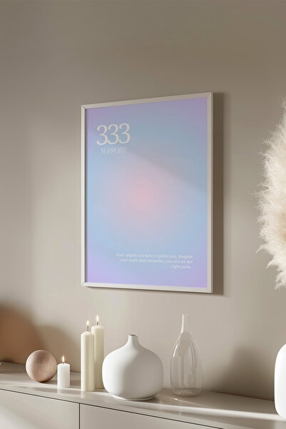 Basquiart Αφίσα της σειράς Aura με λευκό πλαίσιο, Αριθμός πίνακα: 165