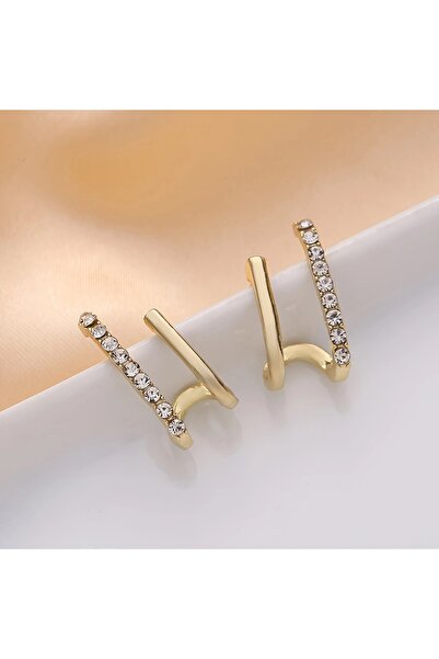 muheres Stylish Earring Design with Zircon Stone