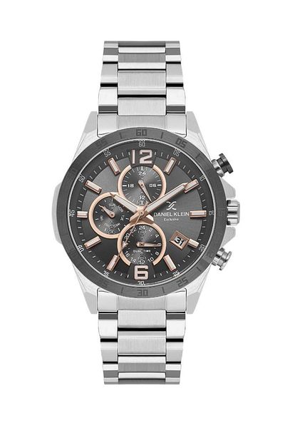 Daniel Klein Dke.1.10825-6 Exclusive All Functions Active 3 Atm Water Resistant Steel Coating Meta