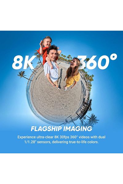 Insta360 X5 - Waterproof 8K 360° Action Camera