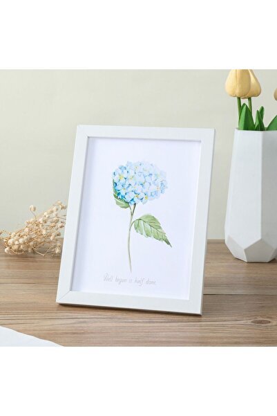 Choice إطار صورة خشبي أبيض مقاس 8 بوصات للتعليق على الحائط 10 × 15 15 × 20 20 × 25 سم حامل إطار صورة خشبي A4