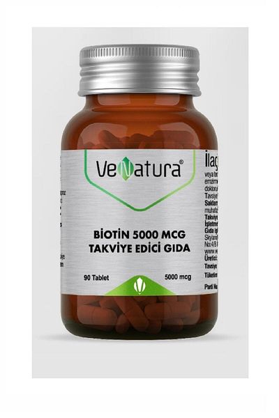 VeNatura Biotin 5000 mcg - 90 Tablets