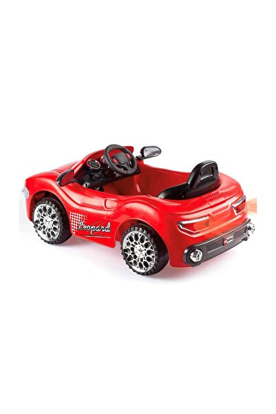 Genel Markalar Çocuk Kırmızı Tek Kişilik Uzaktan Kumandalı 6 Volt Amortisörlü Akülü Araba