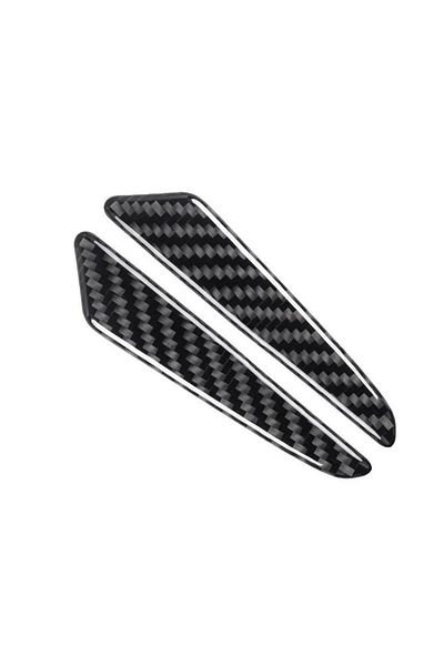 Avex Set 8 elemente de protectie usi "Imitation Carbon", flexibile, autoadezive, culoare Neagra
