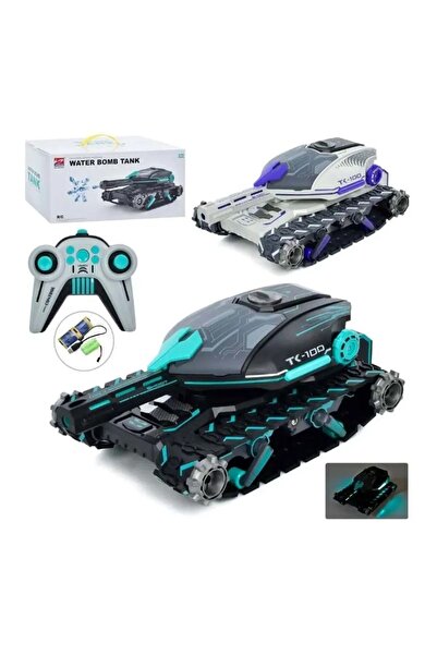SCOWETTO Uzaktan Kumandalı Su Bombası Atan Şarjlı Tank