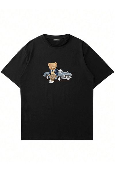 Mad&Calf Μπλουζάκι Unisex Rich Teddy με στάμπα με λαιμόκοψη