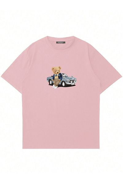 Mad&Calf Μπλουζάκι Unisex Rich Teddy με στάμπα με λαιμόκοψη