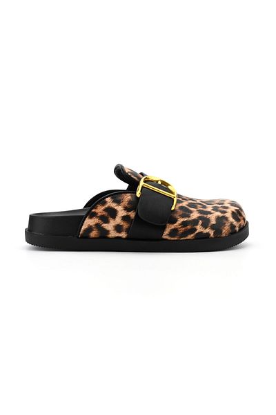 Tmall Women's Casual Slippers, Made Of Eco-leather, Sp113, Black Leopard