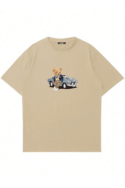 Mad&Calf Μπλουζάκι Unisex Rich Teddy με στάμπα με λαιμόκοψη