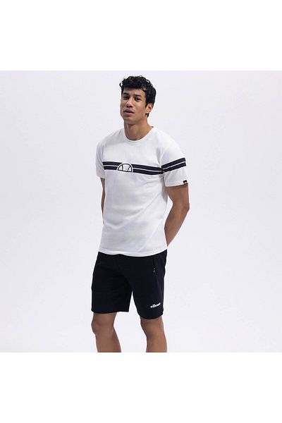 Ellesse Ανδρικό T-shirt Baseline Em442 Ecru