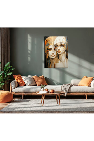 volo dekor - KANVAS TABLO Pastel Renkler , Dekoratif Kanvas Duvar Tablosu