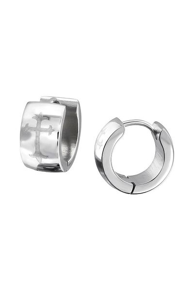 SIC MODA Cercei Inox Cu Model Cruciulita 3233