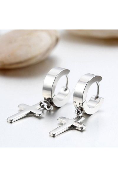 SIC MODA Cercei Cruciulita Inox 3889a