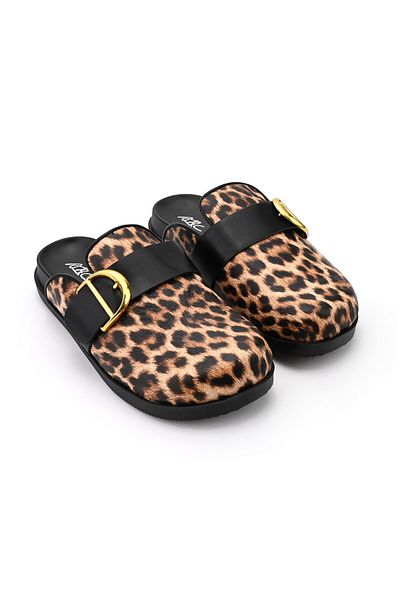 Tmall Women's Casual Slippers, Made Of Eco-leather, Sp113, Black Leopard