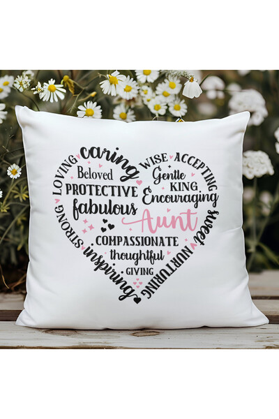 qoeuyl boutique Tetka u obliku srca Štampano Tetka Hala Poklon Punjenje od vl...