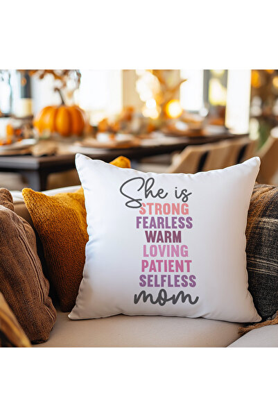 qoeuyl boutique Ona je jaka, neustrašiva mama br. 2 Štampano Poklon za Dan ma...