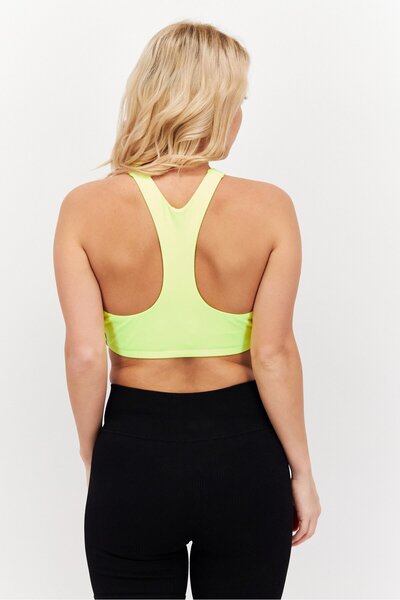 adidas قميص تدريب رياضي نسائي من Originals x Ivy Park، لون أصفر ليموني