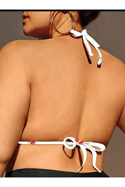 nuriçgiyim Μπλουζάκι μπικίνι με στάμπα κερασιού