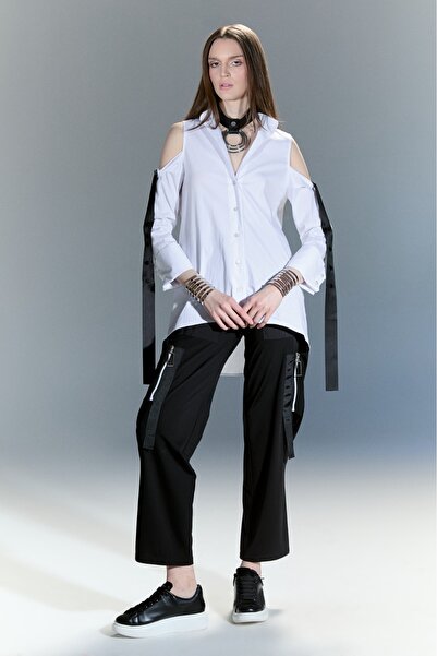 LAMANTE pantolon cepleri fermuar detaylı spor ve şık