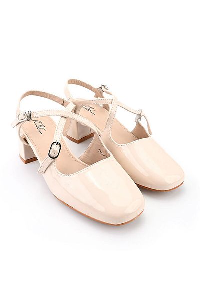Tmall Women's Casual Shoes, With Thick Heels, Made Of Eco-leather, P1288, Beige