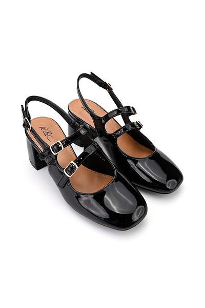 Tmall Women's Casual Shoes, With Thick Heel, Made Of Eco-leather, P1290, Black