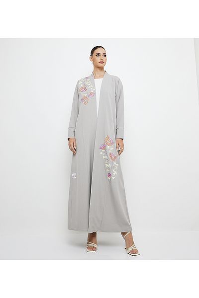 Rosette Abaya Gray-R-202482