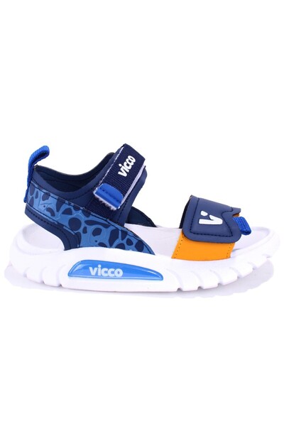 Vicco Dekan 332P25Y203 Navy Blue Orthopedic Daily Boy's Sports Sandals