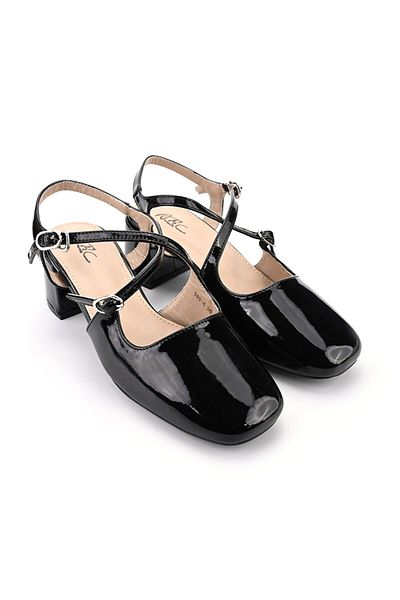 Tmall Women's Casual Shoes, With Thick Heels, Made Of Eco-leather, P1288, Black