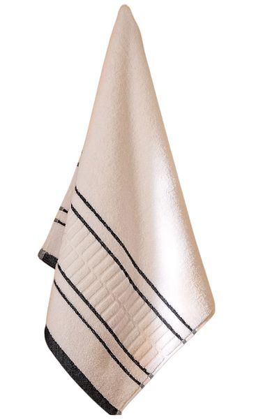 Madame Coco Martin Face Towel - White/Navy Blue 40 X 90 cm