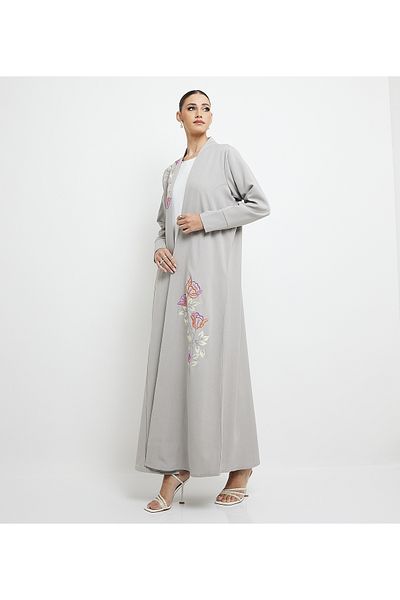 Rosette Abaya Gray-R-202482