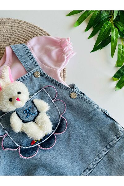 Cimcime Bebe Toy Rabbit Baby Jeans Salopet